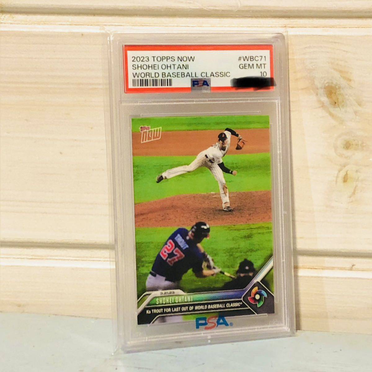 ☆PSA10☆ 大谷翔平 topps now WBC 侍JAPAN エンゼルス angels