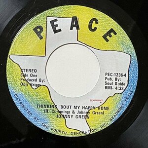 Johnny Green - Thinking 'Bout My Happy Home - Peace ■ deep soul 45