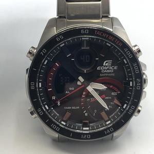 【中古】EDIFICE　ECB-900TDB　腕時計　シルバー　エディフィス[240017563748]