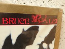 0630687s【ブルース・リー 木製 ポスターパネル】Bruce Lee/ドラゴン/俳優/35.5×60cm程/中古品_画像4