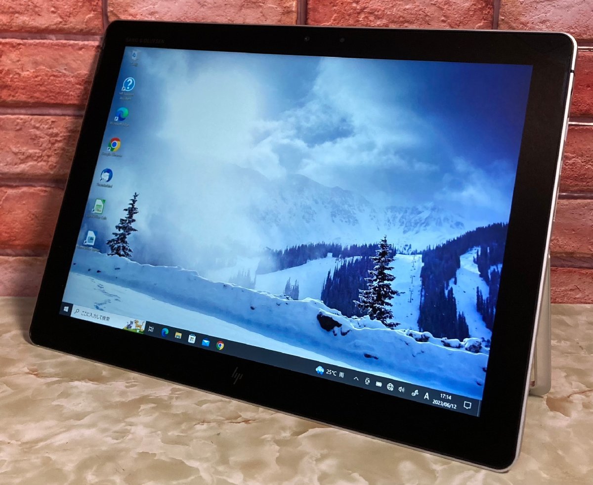 1円~ ○HP ELITE X2 1012 G2 / Core i5 7200U (2.50GHz) / メモリ 8GB