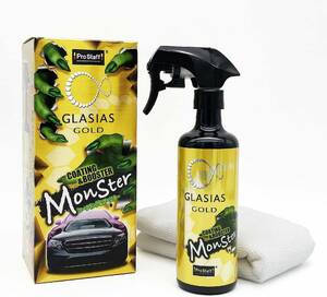 プロスタッフ 洗車用品 ガラス系ボディーコーティング剤 グラシアス ゴールド モンスター 300ml S199 コーティング&ブー