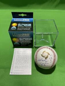 WBC samurai Japan large .. writing #40 with autograph ball 2006 1/60 ⑪