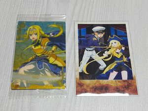 新品★未使用★ソードアート・オンライン ウエハース カード インスタントフォト風ブロマイド アリス ユージオ