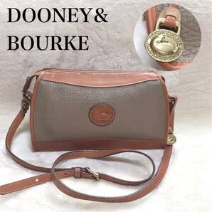 DOONEY&BOURKE アヒルロゴ ショルダーバッグ シボ革 レザー クロスボディ 斜めがけ オールレザー