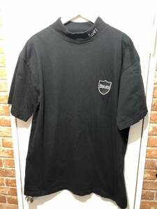 90s KORN ビンテージ Tシャツ giant製 USA製 モックネック issues バンドTシャツ サイズXL ブラック　FK