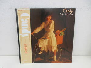 LPレコード　「Candy」　松田聖子　28AH1494　帯付