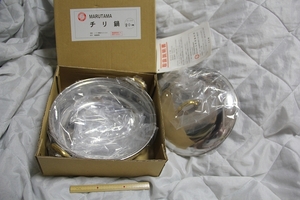 マルタマ チリ鍋 20cm サイズ 未使用 日本製 検索 MARUTAMA 玉虎堂製作所 両手鍋 グッズ