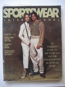 洋雑誌 SPORTSWEAR(スポーツウェア) INTERNATIONAL/north american edition September 1993 no.91 (テキスト：英語)