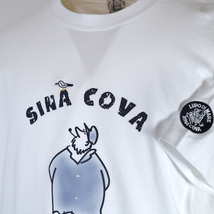 ・ シナコバ (L)３０%OFF 半袖Ｔシャツ 23新作 春夏 メンズ丸首（クルー)３０%OFFキャラクタープリント SINA COVA 日本製 ht23120550-10_画像2