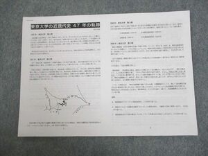 UN29-031 駿台 東京大学の近現代史 47年の軌跡 2022年版 プリント 状態良い 須藤公博 03s0C