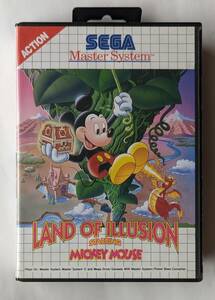 MS Mickey Mouse. magic. crystal LAND OF ILLUSION starring Mickey Mouse EU version * Sega Master System soft 