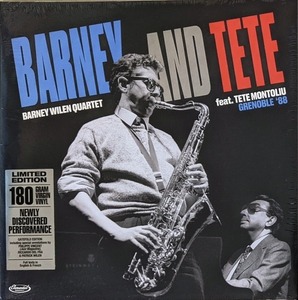 Barney Wilen バルネ・ウィラン, Tete Montoliu, Riccardo Del Fra, Aaron Scott - Barney and Tete Grenoble '88 限定アナログ・レコード