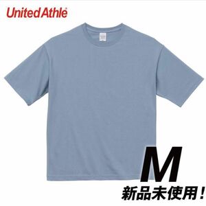 Tシャツ ビッグシルエット【5508-01】アシッドブルー M