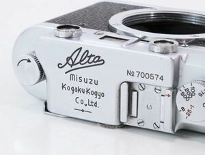  super rare beautiful goods Misuzu Kogaku Kogyo Alta range finder camera 