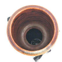 大樋 花瓶 高さ約26cm 陶印 花器 陶器 壺 陶芸 伝統工芸 置物 インテリア_画像5