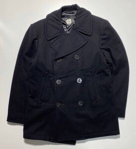 【38S】U.S.NAVY Wool P Caut アメリカ海軍 ネイビー ウール Pコート ピーコート ミリタリー コート(8405-01-154-5784) Y1082