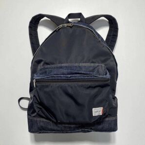 yoshida&company porter Denim Nilon Bag 吉田カバン ポーター デニム ナイロン バッグ リュックサック 日本製 Y1150の画像1