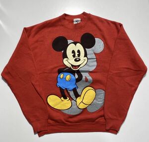 【XL】80s 90s Disney Mickey Mouse Print Sweat 80年代 90年代 ディズニー ミッキーマウス プリント スウェット USA製 R1054