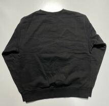 【M】UNDERCOVER JUN TAKAHASHI U LOGO CREW NECK BLACK アンダーカバー 高橋盾 U ロゴ クルーネック ブラック スウェット R833_画像2