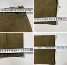 【W30/L31】1940s Vintage US.ARMY WOOL Serge Trousers 1940年代 ヴィンテージ アメリカ陸軍 ウール サージ トラウザー R1315_画像8