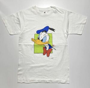 【M】90s FRUIT OF THE LOOM Donald Duck Print Tee 90年代 フルーツオブザルーム ドナルドダック プリント Tシャツ 半袖Tシャツ USA製 R55