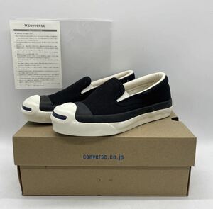 [23cm] new goods CONVERSE JACK PURCELL RET SLIP-ON BLACK Converse Jack purcell let slip-on shoes black (1CL406) 2536