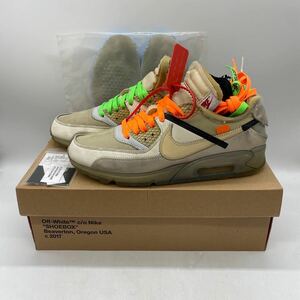 【27.5cm】THE 10 OFF-WHITE NIKE AIR MAX 90 ザ・テン オフホワイト ナイキ エアマックス90 (AA7293-100) 4406