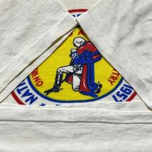 【L】50s Vintage NATIONAL JAMBOREE VALLEY FORGE Tee 50年代 ヴィンテージ ボーイスカウト 染み込みプリント Tシャツ USA製 G1960_画像5