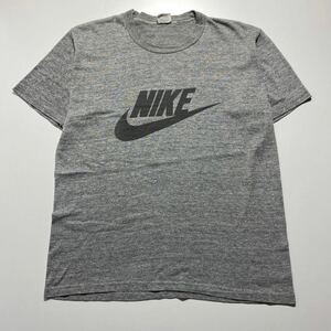 【XL】1970s Vintage NIKE Logo Print S/S Tee 1970年代 ヴィンテージ ナイキ ロゴ プリント 半袖Tシャツ Tシャツ オレンジタグ USA製G2056