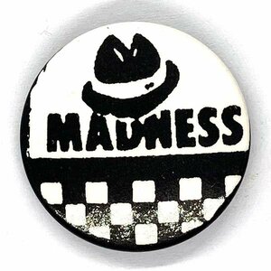 マッドネス ビンテージ 缶バッジ MADNESS Vintage Badge バンド スカ 音楽 Music Band SKA Union Jack UK