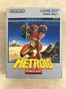 【限定即決】メトロイド METROIDⅡ RETURN OF SAMUS 任天堂 DMG-MEA 箱‐取説あり N.1850 ゲームボーイ アドバンス レア レトロ 同梱可能