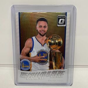 Stephen Curry The Champ Is Here 2017-18 Panini NBA Donruss Optic