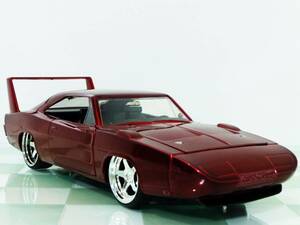 ワイルドスピード■JADA TOYS 1/24 1969 DOM'S DODGE CHARGER DAYTONA■ダッジ チャージャー デイトナ