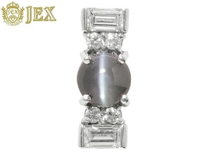 Alexandrite Cat eye Pt900 Александритная кошка Diamond Pen Top № 304169