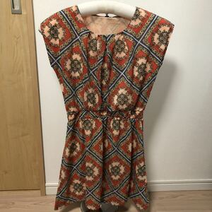  no sleeve tunic total pattern M