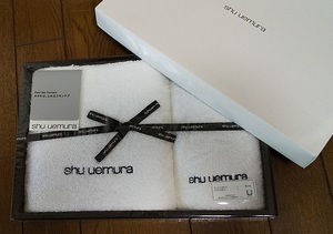 shu uemura★フェイスタオル ゲストタオル ２枚セット 未使用★シュウウエムラ