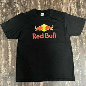 RED BULL ・レッドブル・プリント Tシャツ・黒・L