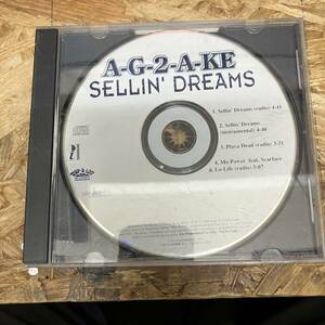 ◎! HIPHOP,R&B A-G-2-A-KE - SELLIN' DREAMS INST,シングル,PROMO盤 CD 中古品