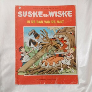 zaa-458♪Suske en Wiske276 　脾臓の呪縛の下 In de ban van de milt　 ウィリー・ヴァンダースティーン(著) オランダ語　1975年