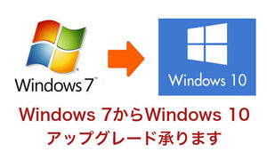 岡山県、徳島県限定★現在Win7、8を Win10、11バ－ジョンアップ途中で止まる、PC固まった等々で苦労の方★OSインスト－ル★キャンセルNG