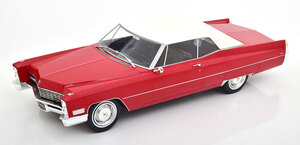 KK scale 1/18 Cadillac DeVille Convertible 1967 with Softtop　レッド　ダイキャスト製　キャデラック