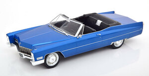 KK scale 1/18 Cadillac DeVille Convertible 1967　ブルーメタリック　ダイキャスト製　キャデラック