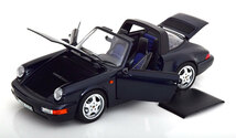 norev 1/18 Porsche 911 (964) Carrera 4 Targa 1991 ダークブルー　ポルシェ　ノレブ_画像3