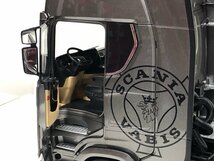 NZG 1/18 Scania V8 730S 4x2 Tractor グレー　スカニア　トレーラーヘッド_画像8