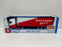 burago 1/43 Mercedes Benz Actros トレーラー　Firestone Racing　ブラーゴ　メルセデス　ベンツ　アクトロス　日本未発売_画像6