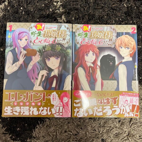 あ!野生のお嬢様がとびだしてきた! 1巻2巻 (シリウスKC) 永瀬ようすけ