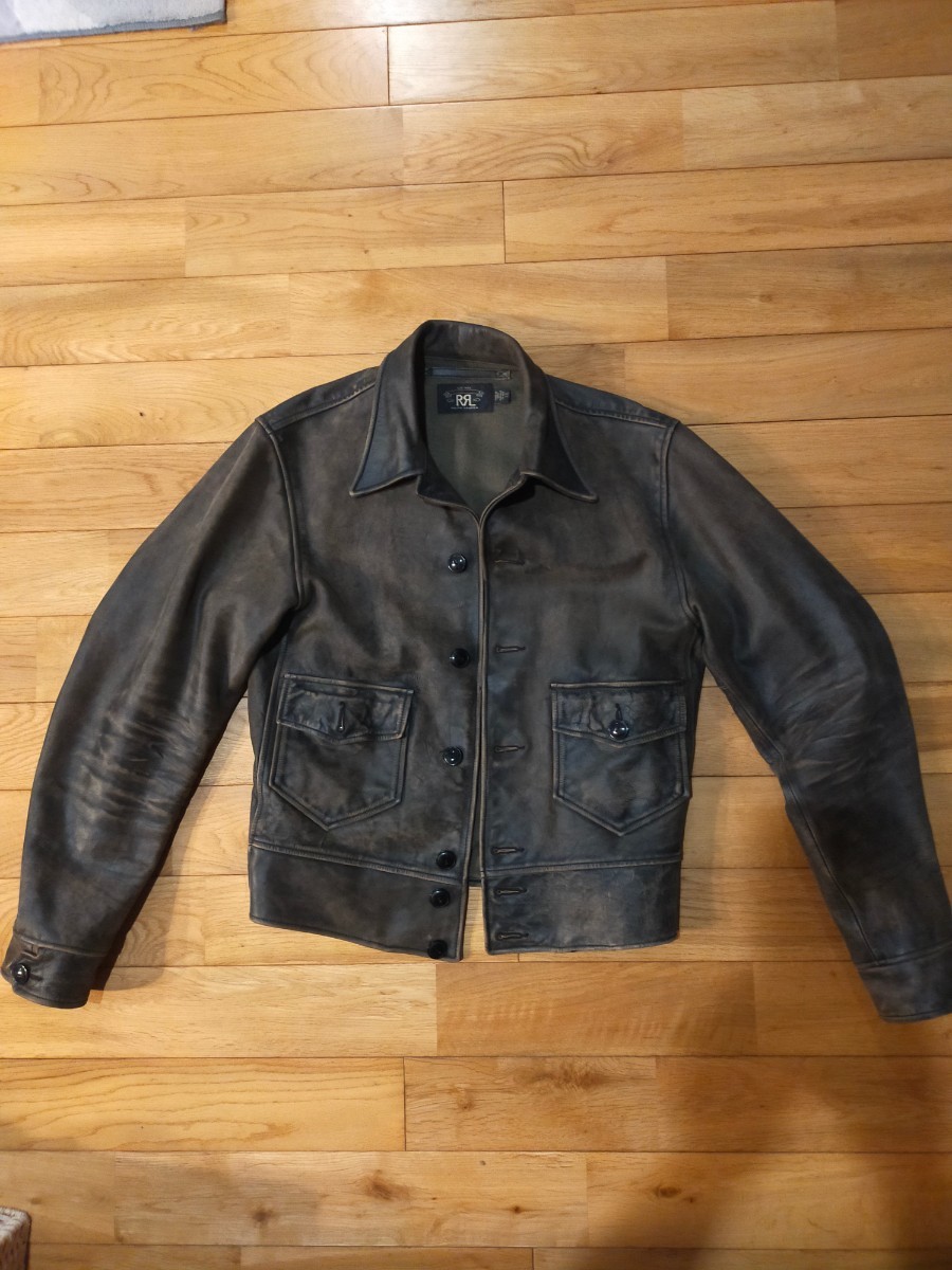 ヤフオク! -「(rrl ダブルアールエル) レザー ジャケット」(RRL) (た