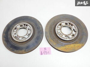 DIXCEL ディクセル 加工品 EG6 シビック B16A にて使用 ブレンボ用 フロント ブレーキ ローター ディスク PCD100 4H 左右セット 3315007