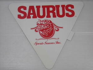 ザウルス　SAURUS　ステッカー　三角形　(２)　アクアザウルス